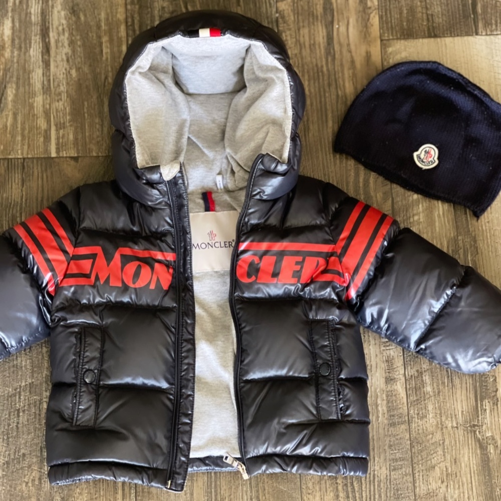 Baby Moncler coat + Hat